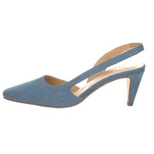 By Far  Blue Women's Slingback Heels, size 6
